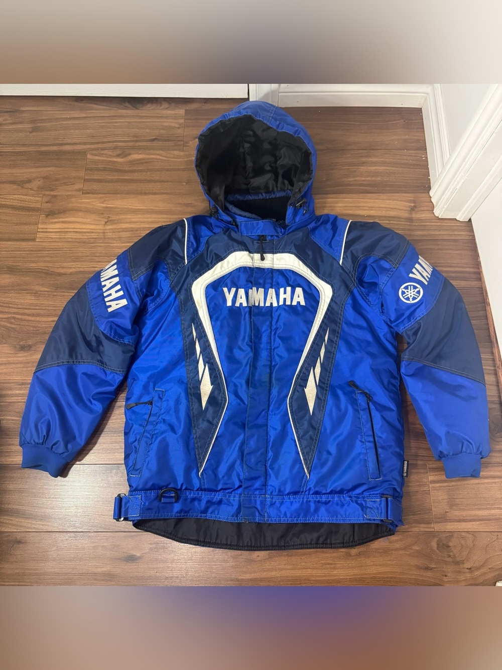 FXR Yamaha Youth Team Racing Jacket Sz 16 Top Quality Removable Hood Fits Ladies